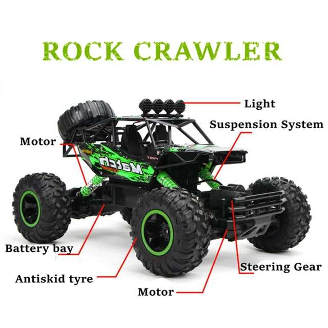 1:12 / 1:16 4WD RC Car 2.4G Radio Control Car Buggy Off-Road Remote Control Cars  Trucks Boys Toys for Children 3