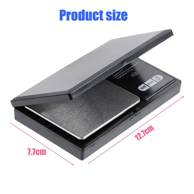 100g 500g x 0.01g High Precision Digital Kitchen Scale Jewelry Gold Balance Weight Gram LCD Pocket Weighting Electronic Scales 4