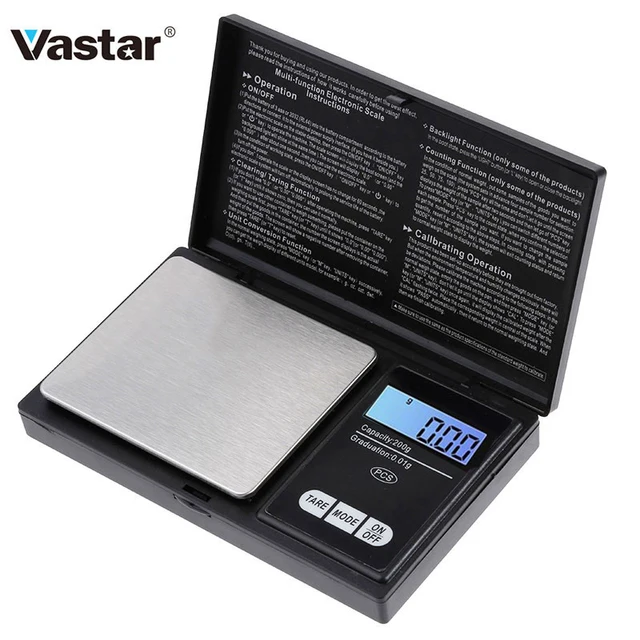 100g 500g x 0.01g High Precision Digital Kitchen Scale Jewelry Gold Balance Weight Gram LCD Pocket Weighting Electronic Scales 1