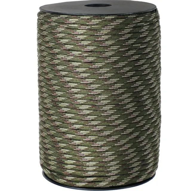 100M 550 Military Standard 9-Core Paracord Rope 4mm Outdoor Parachute Cord Survival Umbrella Tent Lanyard Strap Clothesline 5