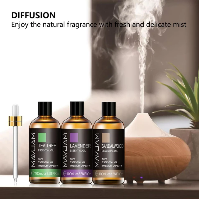 100ml Essential Oils For Humidifier Aromatic Diffuser Lavender Eucalyptus Rose Ginger Lemongrass Fragrance Oil Making Candles 2