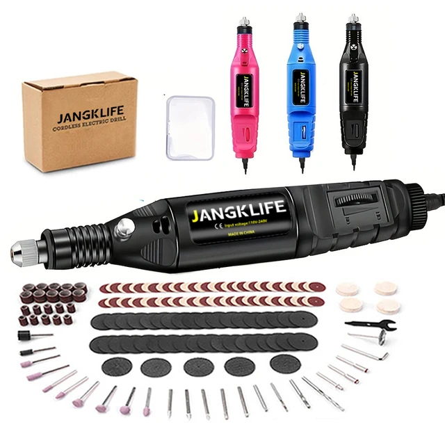 12V Mini  Drill Electric Carving Pen Variable Speed   Drill Rotary Tools Kit Engraver Pen for Grinding Polishing 1