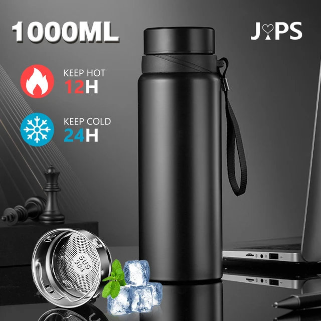 1L Thermal Water Bottle Keep Cold and Hot Water Bottle Thermos for Water Tea Coffee Vacuum Flasks Stainless Steel Thermos Bottle 1