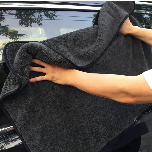 40x60cm 60x90cm Car Wash Microfiber Towel Plush Cleaning Drying Cloth Car Care Cloth Detailing Polishing 5