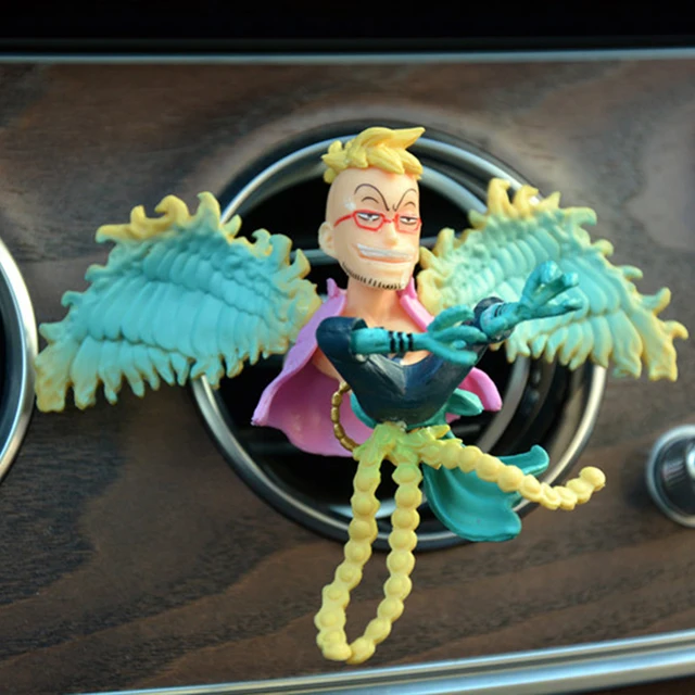 Anime One Piece Car Air Outlet Fragrance Decoration Nica Luffy Zoro Nami Action Figure Figurine Model Ornamen Car Aromatherapy 6