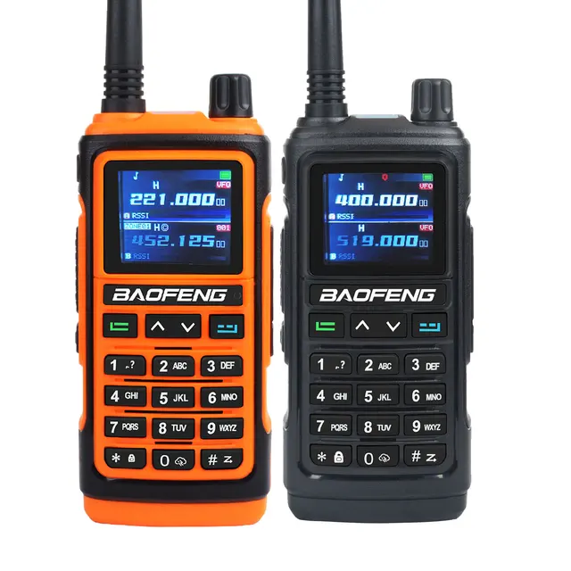 Baofeng UV-17Pro GPS Walkie Talkie 108-130MHz Air Band VHF UHF 200-260MHz 350-355MHz FM Radio Six Bands Freq Copy Waterproof 1