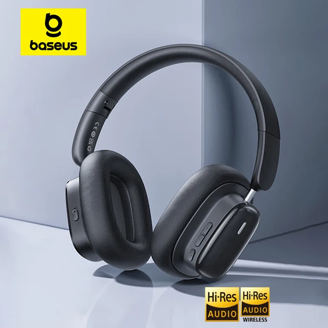 Baseus Bowie H1i Wireless Headphone Bluetooth 5.3 38db ANC Noise Cancellation Hi-Res 3D Spatial Audio Over the Ear Headsets 100H 1