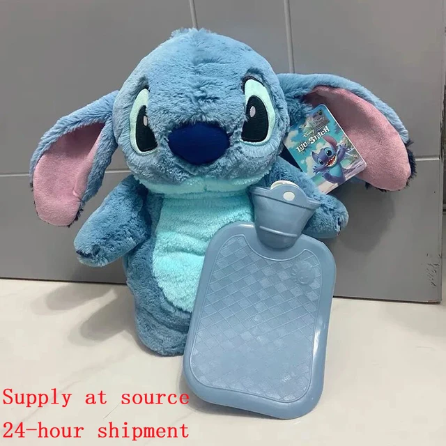 Disney Anime Hobby Stitch Winter Extra Large Plush Hot Water Bottle Women's Home Water Filling Hand Warmer Gifts for Girlfriend 1