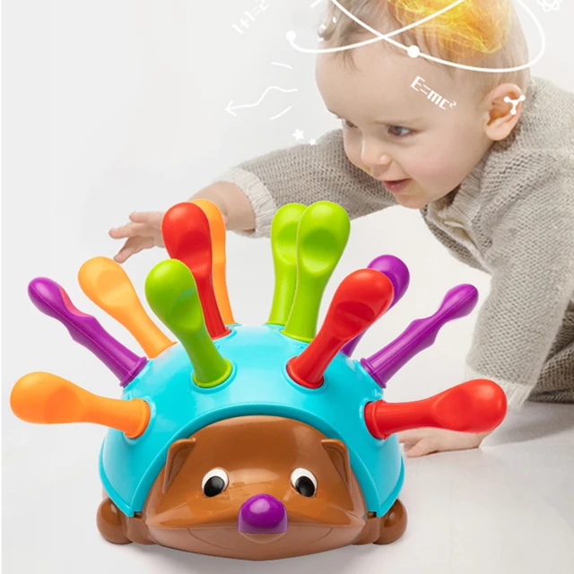 Early Education Toys Hedgehog Training Focused on Children's Fine Motor Hand-Eye Coordination Fight Inserted Toy For 1-3 Years 1