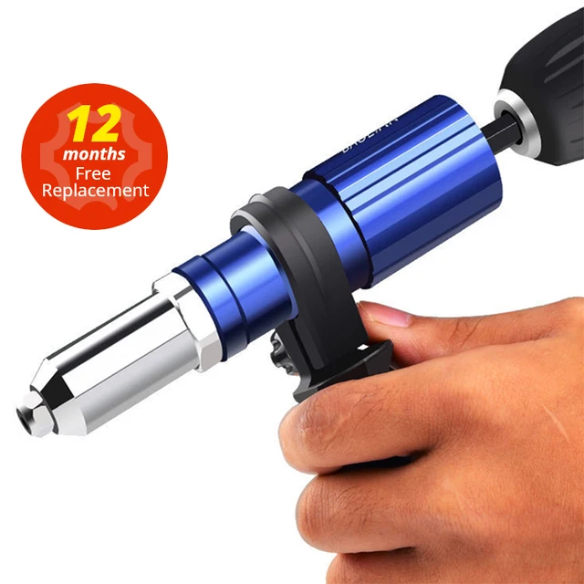 Electric Rivet Gun 2.4mm-4.8mm rivet nut gun drill adapter Cordless riveting tool Insert Nut Pull Rivet Tool 1