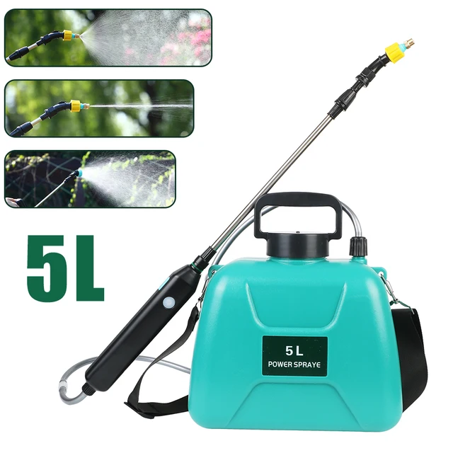 Electric Sprayer 5L Watering Can With Spray Gun Automatic Garden Plant Mister USB Rechargeable Irrigation Tool 1