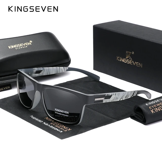 Genuine KINGSEVEN New 2023 Brand Design Men's Glasses Polarized Sunglasses Women UV Lens Fashion Eyewear Oculos de sol 1