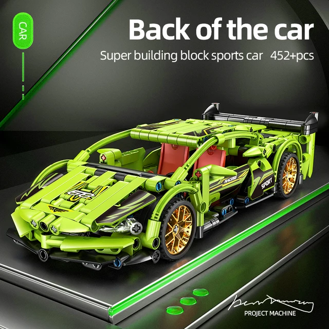 High-Tech Racing Sports Car Creation Expert Building Block 452pcs Racing Model Children's Toys for Boyfriend's Birthday Gifts 1