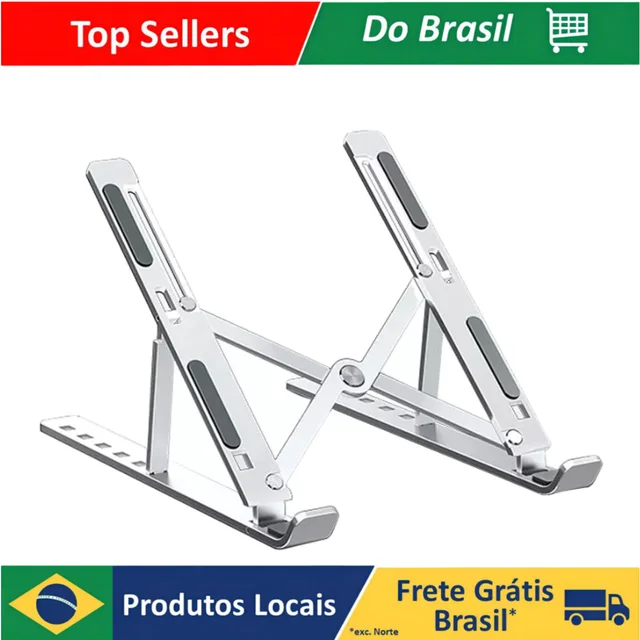 Laptop Stand - Suporte para Notebook Dobrável de Ferro Envia Cores Aleatórias 1