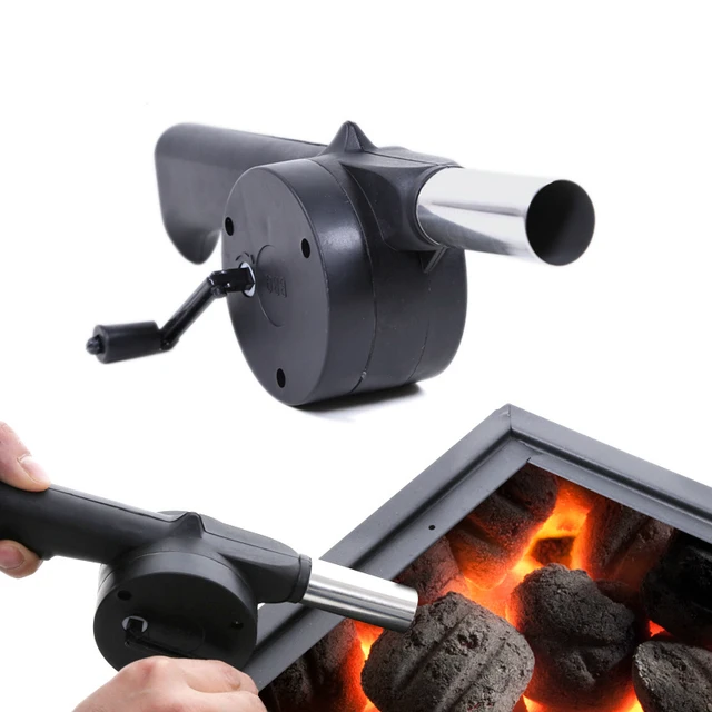 LMETJMA Hand BBQ Fan Outdoor BBQ Fan Air Blower For Barbecue Picnic Manual Grill BBQ Fan Fire Bellows BBQ Tools KC0266 1