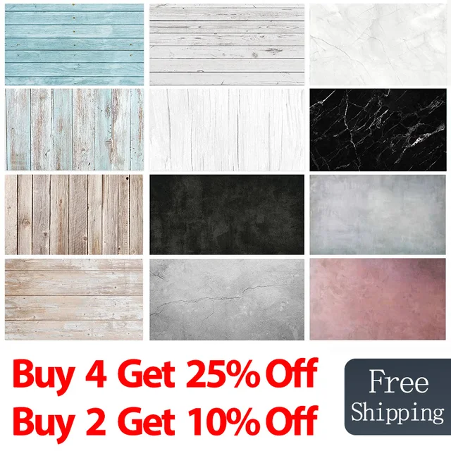 Marble Photography Backdrops 57*87CM 2 Sided Wood Grain Photo Background Wallpaper Studio Waterproof Products Photographic Props 1