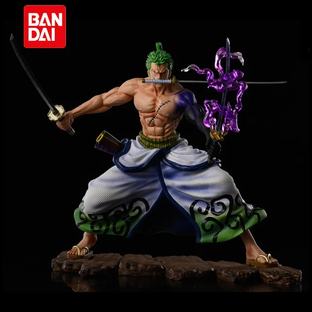 New 20cm One Piece Anime Figure GK Roronoa Zoro Action Figure PVC Collection Cartoon Model Doll Gift Toys Decoration 1