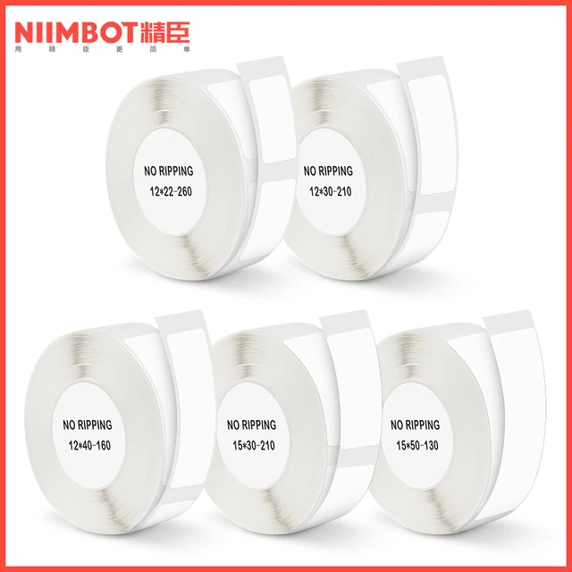 Niimbot D11 Label Sticker D110 D11 Label Paper self-adhesive Labels Waterproof White Niimbot D11 Labels for Niimbot D110 Printer 1