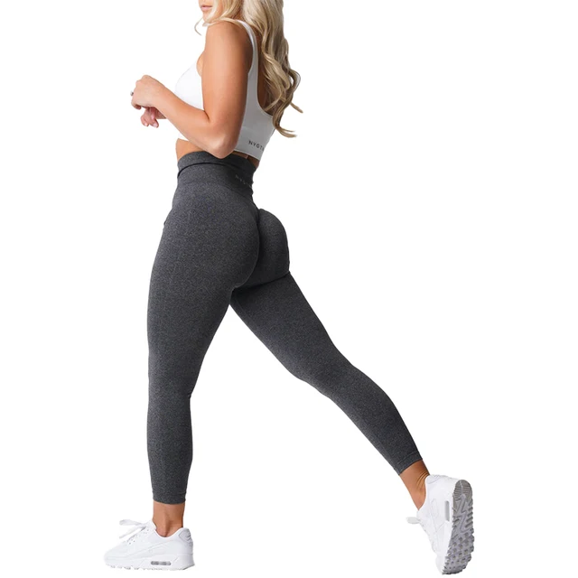 Nvgtn Seamless Leggings Spandex Shorts Woman Fitness Elastic Breathable Hip-lifting Leisure Sports Lycra SpandexTights 1