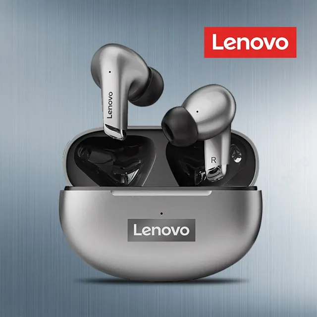 Original Lenovo LP5 Wireless Bluetooth Earbuds HiFi Music Earphones Headphones Sports Waterproof Headset With Mic Earbuds New 1