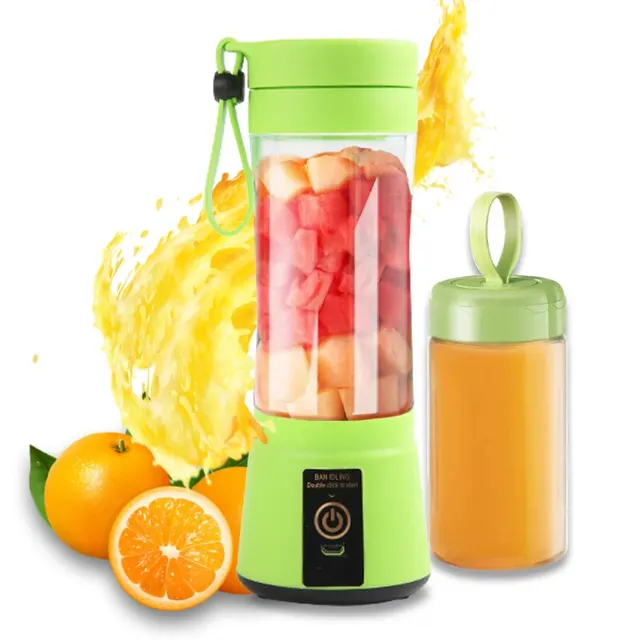 Portable Fruit Juice Blenders Summer Personal Electric Mini Bottle Home USB 6 Blades Juicer Cup Machine For Kitchen 1