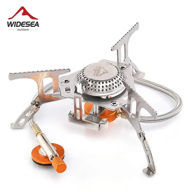 Widesea Camping Gas Stove Outdoor Tourist Burner Strong Fire Heater Tourism Cooker Survival Furnace Supplies Equipment Picnic 1