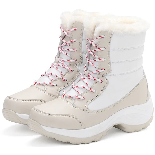 Women Boots Lightweight Ankle Boots Platform Shoes For Women Heels Winter Botas Mujer Keep Warm Snow Winter Shoes Female Botines 1