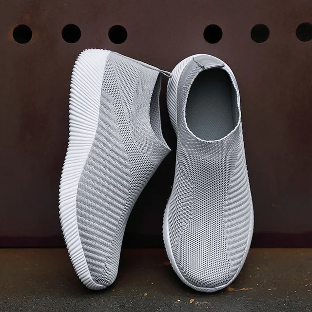 Women Vulcanized Shoes High Quality Women Sneakers Slip On Flats Shoes Women Loafers Plus Size 42 Walking Flat 1