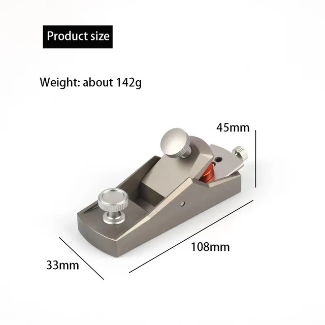 Woodworking Planer Aluminum alloy Mini Hand Planer European Flat Plane Bottom Edge Wood Trimming Plane DIY Carpenter Tools 3