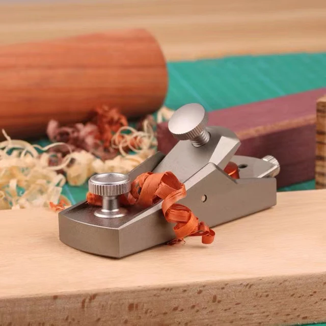 Woodworking Planer Aluminum alloy Mini Hand Planer European Flat Plane Bottom Edge Wood Trimming Plane DIY Carpenter Tools 5