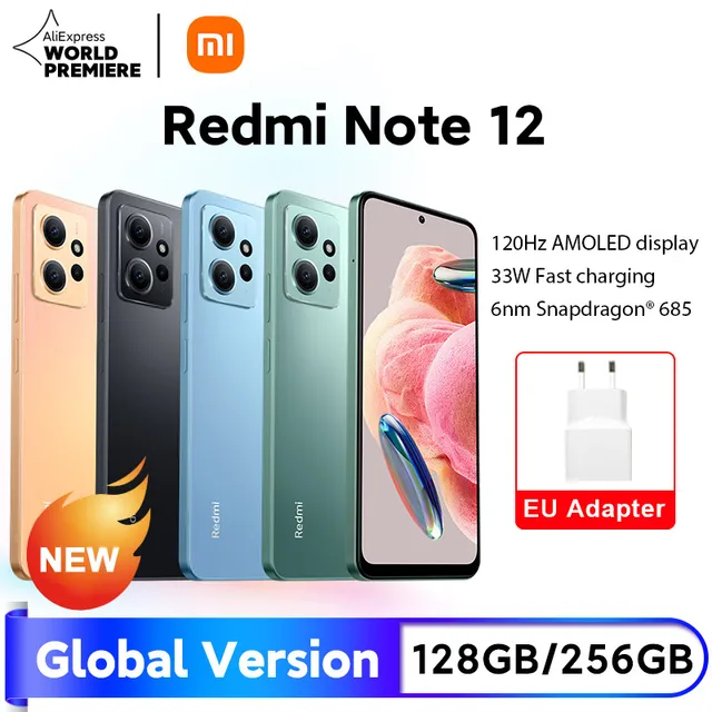 [World Premiere] Xiaomi Redmi Note 12 Global Version 120Hz AMOLED 33W Fast Charging Snapdragon® 685 50MP Camera 1